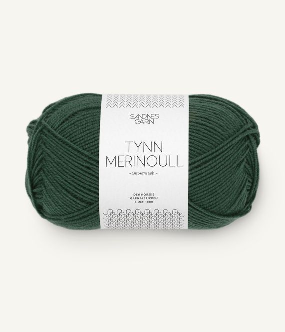 Hovedbilde 8581 Tynn Merinoull Dyp skoggrønn